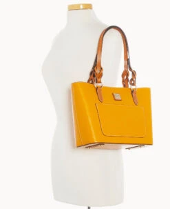 Wexford Leather Gretchen Tote Marigold -Dooney & Bourke B1219G JKMYPANA ALT4