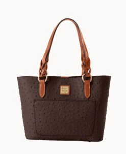 Ostrich Small Gretchen Tote Bone -Dooney & Bourke B1219G OTBMPAKR