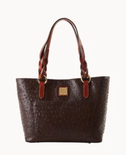 Ostrich Small Gretchen Tote Bone -Dooney & Bourke B1219G OTBMPATN