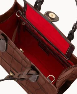 Denison Gia Satchel Cognac -Dooney & Bourke B1298G 8DCGPABM ALT2 1