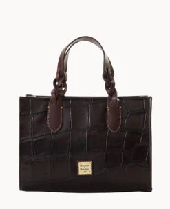 Denison Gia Satchel Cognac -Dooney & Bourke B1298G 8DEEPABM