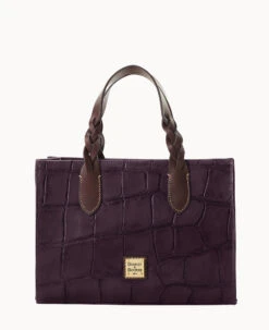 Denison Gia Satchel Cognac -Dooney & Bourke B1298G 8DXPPABM