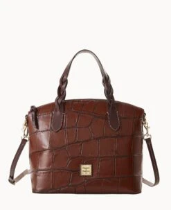 Denison Celeste Satchel Espresso -Dooney & Bourke B1299G 8DCGPABM