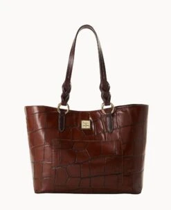 Denison Tammy Tote Cognac -Dooney & Bourke B1312G 8DCGPABM 1