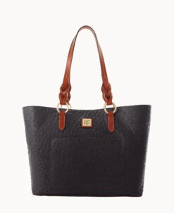 Ostrich Tammy Tote Caramel -Dooney & Bourke B1312G OTBLPATN0001