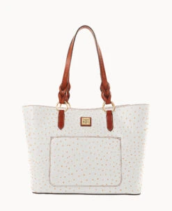 Ostrich Tammy Tote Caramel -Dooney & Bourke B1312G OTBOPATN0001