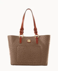 Ostrich Tammy Tote Caramel -Dooney & Bourke B1312G OTMSPAKR