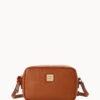 Pebble Grain Camera Crossbody Caramel