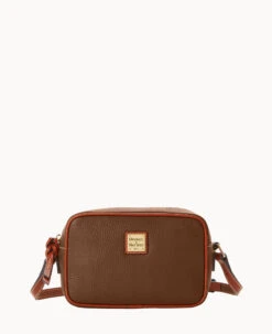 Pebble Grain Camera Crossbody Caramel -Dooney & Bourke B1318G AWMSPATN
