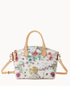 Botanical Collection Geena Satchel White -Dooney & Bourke B1327G BZWHSVNA 2