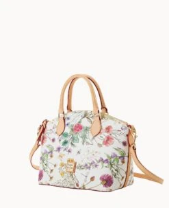 Botanical Collection Geena Satchel White -Dooney & Bourke B1327G BZWHSVNA ALT1 1