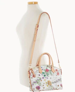 Botanical Collection Geena Satchel White -Dooney & Bourke B1327G BZWHSVNA ALT4
