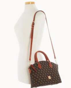 Gretta Geena Satchel Brown Tmoro -Dooney & Bourke B1327G NGBMPATN ALT4
