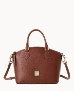 Saffiano Geena Satchel Amber -Dooney & Bourke B1327G SIARSIAR 1