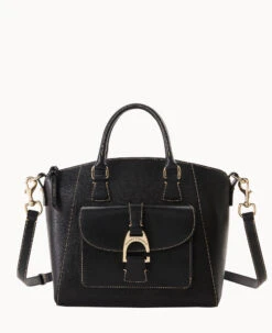 Saffiano Naomi Satchel Black -Dooney & Bourke B1379G SIBLSIBL 2