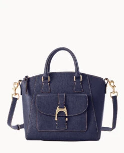 Saffiano Naomi Satchel Black -Dooney & Bourke B1379G SIMRSIMR
