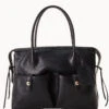 Florentine Medium East West Satchel Black