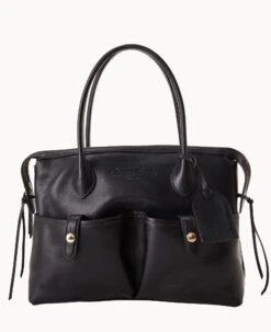 Florentine Medium East West Satchel Black