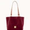 Suede Small Flynn Wine