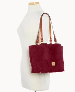 Suede Small Flynn Wine -Dooney & Bourke B1459G SUWNPATN ALT4