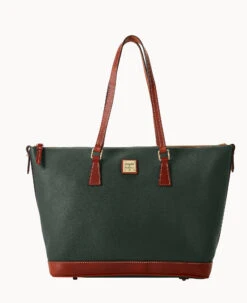 Pebble Grain Tote Forest