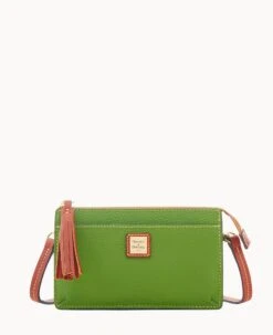 Pebble Grain Gingy Crossbody Dandelion -Dooney & Bourke B1591G AWGSPATN