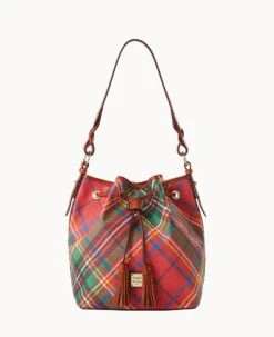Windsor Tasha Drawstring Red -Dooney & Bourke B1596G 3WRDPATN 1