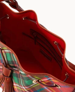 Windsor Tasha Drawstring Red -Dooney & Bourke B1596G 3WRDPATN ALT2