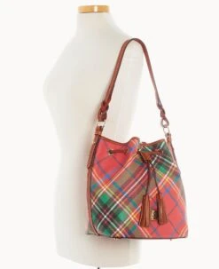 Windsor Tasha Drawstring Red -Dooney & Bourke B1596G 3WRDPATN ALT4 1