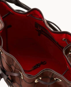 Denison Tasha Drawstring Cognac -Dooney & Bourke B1596G 8DCGPABM ALT2