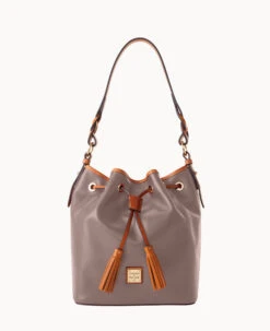 Wexford Leather Tasha Drawstring Black -Dooney & Bourke B1596G JKTPPANA