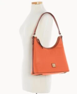 Pebble Grain Hobo Coral 31 Pebble Grain Hobo Coral -Dooney & Bourke B1613G AWCRPATN ALT4 1