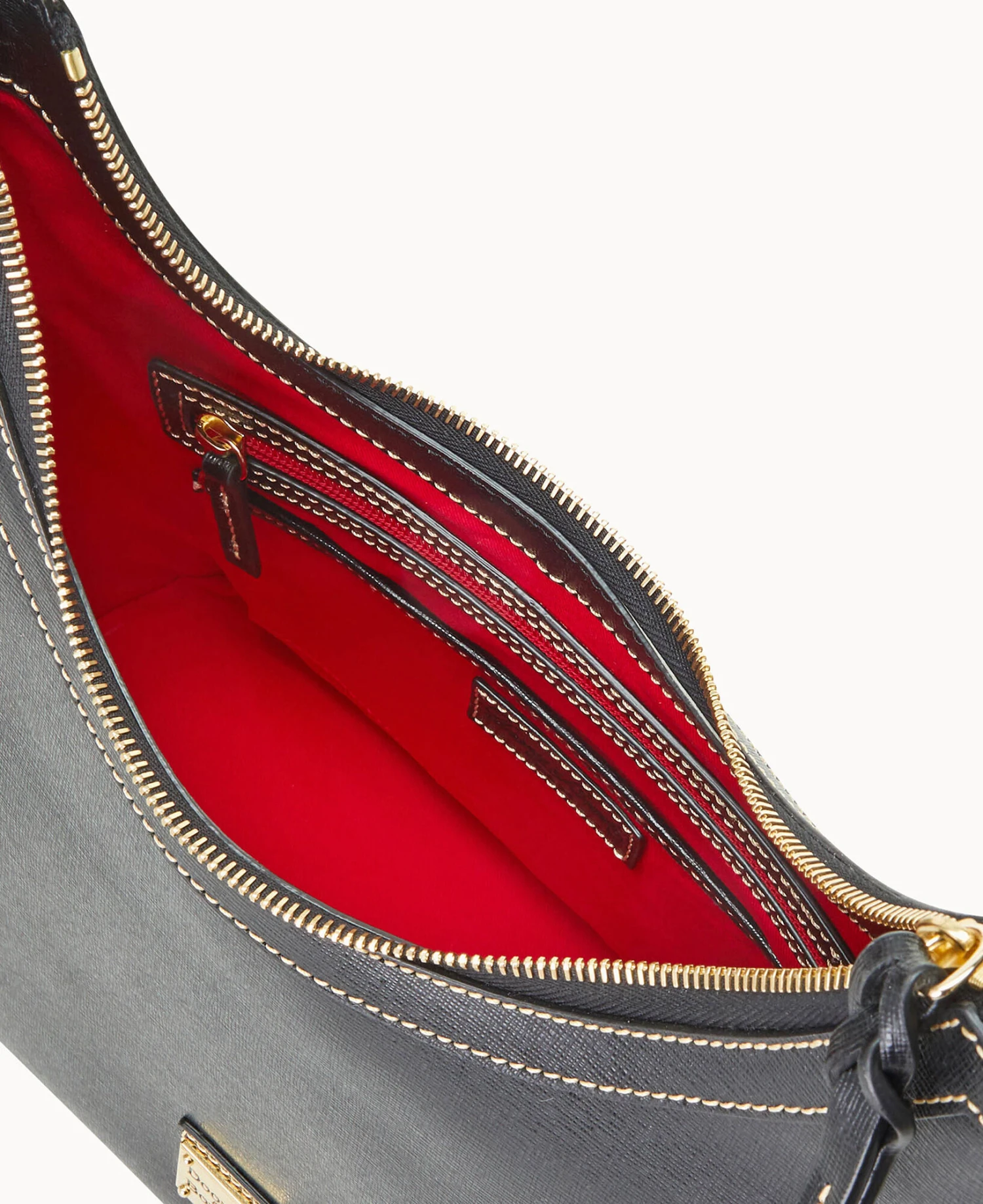 Saffiano Hobo Black 4 Saffiano Hobo Black - Image 4