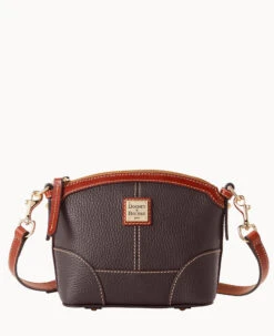 Pebble Grain Mini Domed Crossbody Geranium -Dooney & Bourke B1615G AWBMPATN