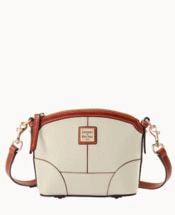 Pebble Grain Mini Domed Crossbody Geranium -Dooney & Bourke B1615G AWBOPATN