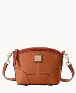Pebble Grain Mini Domed Crossbody Geranium -Dooney & Bourke B1615G AWCAPATN