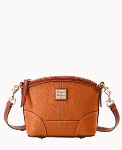 Pebble Grain Mini Domed Crossbody Geranium -Dooney & Bourke B1615G AWFCPATN