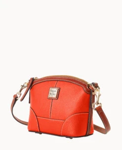 Pebble Grain Mini Domed Crossbody Geranium -Dooney & Bourke B1615G AWGEPATN ALT1