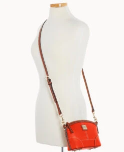 Pebble Grain Mini Domed Crossbody Geranium -Dooney & Bourke B1615G AWGEPATN ALT4