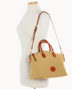 Nylon Satchel Khaki -Dooney & Bourke B1668G INKHPATN ALT4 1