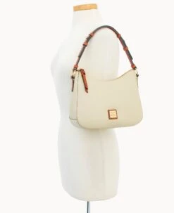 Pebble Grain Small Kiley Hobo Bone 25 Pebble Grain Small Kiley Hobo Bone -Dooney & Bourke B1690G AWBOPATN ALT4