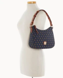 Gretta Small Kiley Hobo Navy -Dooney & Bourke B1690G NGNVPATN ALT4 1