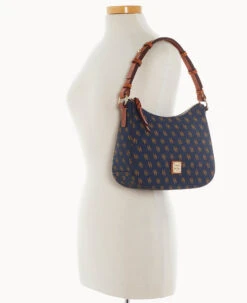 Gretta Small Kiley Hobo Navy -Dooney & Bourke B1690G NGNVPATN ALT4