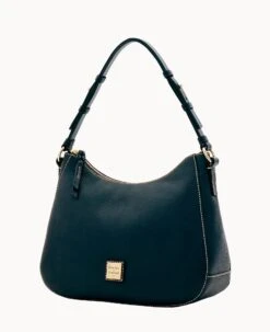 Pebble Grain Kiley Hobo Black Black -Dooney & Bourke B1691G AWBLPABL ALT1 1