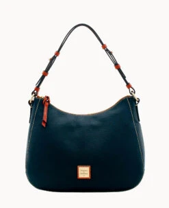 Pebble Grain Kiley Hobo Black Black -Dooney & Bourke B1691G AWBLPATN