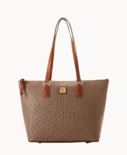 Ostrich Wren Tote Black -Dooney & Bourke B1694G OTMSPAKR