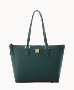 Saffiano Wren Zip Top Marine -Dooney & Bourke B1694G SIIVSIIV