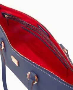 Saffiano Wren Zip Top Marine -Dooney & Bourke B1694G SIMRSIMR ALT2 1