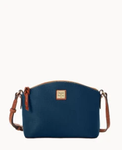 Pebble Grain Suki Crossbody Midnight Blue -Dooney & Bourke B1696G AWMDPATN 2
