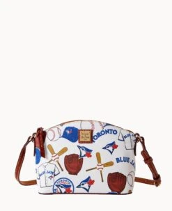 MLB Blue Jays Suki Crossbody BLUE JAYS -Dooney & Bourke B1696G QUMWPATNBJAY 1
